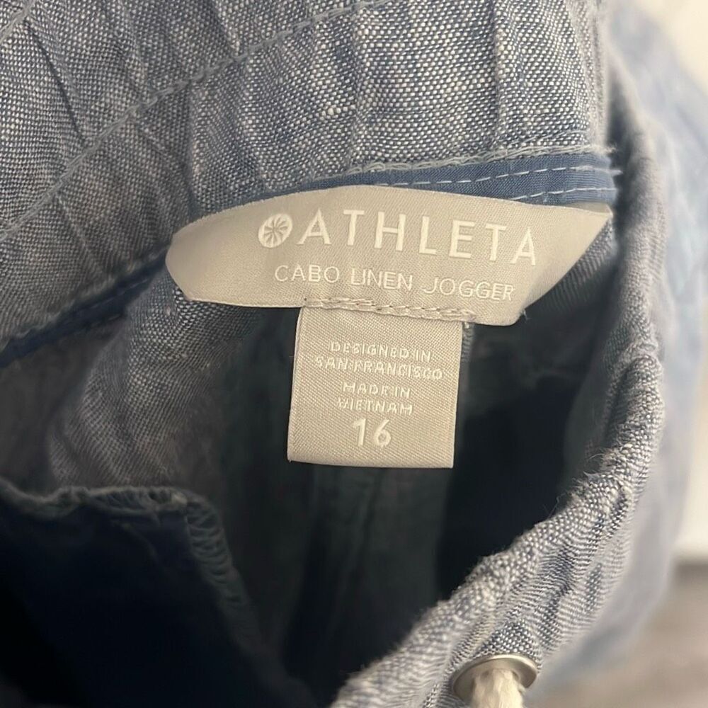 ✨ATHLETA CABO LINEN SZ 16 JOGGERS✨ - Picture 7 of 8